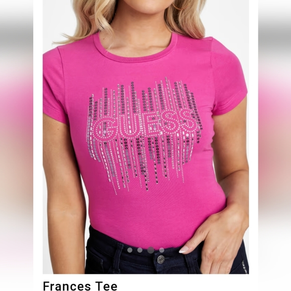 Guess Frances Tee Purple Dragonfoot NWOT (2023) - Picture 3 of 6